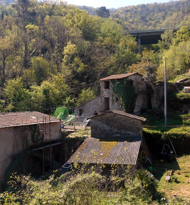 i mulini sul Rio Campodonico a Chiavari